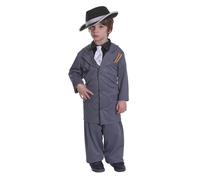 Ragazzi Gangster Costume Bambino 1920's Mafia Bugsy Malone Completo