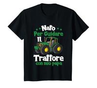 Ragazzi Nato Per Guidare Il Trattore Con Mio Papà Maglietta