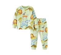 Ragazzi Pigiami per Bambini Bambino Animale Intero Natale Pigiama Manica Lunga Pj Set Biancheria da Notte Indumenti da Notte 4-5 Anni 5T Regalo di Ringraziamento di Halloween di Natale