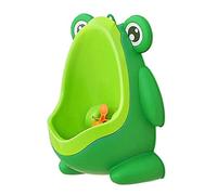 Ragazzi Pipì Toilet Trainer Forma Orinatoio Vasino, Ventosa, 29.5x22x16cm, Verde, Taglia unica bambino