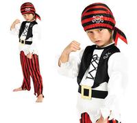 Rubie's - Costume da pirata, taglia: 3-4 anni (S) S - 3/4 anni - 104 cm