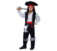 Ragazzi Pirata Costume Caraibi Pirati Costume Bambini Capitano Jack