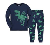 Ragazzi più Grandi Pigiama per Ragazzi Bambini Bambino Dinosauro Pigiami Due Pezzi Biancheria da Notte Manica Lunga Pjs Set Taglia 7-8 Anni Regalo di Ringraziamento di Halloween di Natale