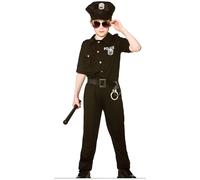 Ragazzi Police Costume Poliziotto Offier Swat Costume Bambini Vestito
