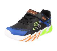 Ragazzi Powered By SKECHERS Si Illumina Rip Nastro Scarpe Elastico Brilla Bolt