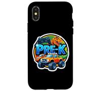 Ragazzi Pre-K Back To School Gaming Controller T-rex Truck Custodia per iPhone X/XS