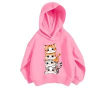 Ragazzi Ragazze Felpa con Cappuccio Autunnali e Invernali Graziosa Calda Maglione Invernale per Bambini Tops T-Shirt Stampa Casual Sport Caldo Cotone Maschio Femmina