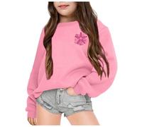 Ragazzi Ragazze Printed Hoodie Felpa Autunnali e Invernali in Cotone Maglione Invernale per Bambini Felpe con Cappuccio Foderate Pile Bambina a Girocollo Sweatshirt Regalo