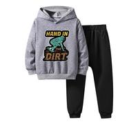 Ragazzi Ragazze Tuta Set Completi e coordinati bambini 2 pezzi Neonati maschietti Autunno Abbigliamento Completa di felpa con cappuccio Joggers da gioco Jogging Pantaloni Completo Sportivo Sweatsuits