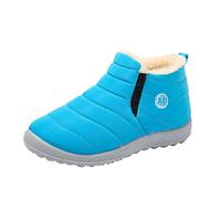 Ragazzi Scarpe per Bambini Stivali Piatti alla Moda Comodi Suola Morbida da Neve Cotone Caldo Caldi Invernali Impermeabili Bottes de Printemps et d'Automne Idéales pour l'Automne l'Hiver