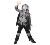 Ragazzi Scheletro Costume Bambini Halloween Pipistrello Giorno Dei Morti Costume
