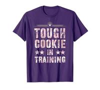 Ragazzi Viola Up Militare Bambini TOUGH COOKIE IN FORMAZIONE Maglietta