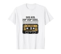 Ragazzo Anni 90 Hip Hop Soul Epoca d'oro Cassetta Design Maglietta