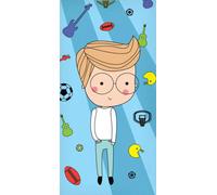 Ragazzo Asciugamano Da Spiaggia 70x140cm Cotone ☆