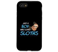 Ragazzo Bradipi Just A Boy Who Loves Sloths Custodia per iPhone SE (2020) / 7/8