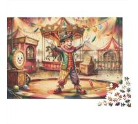 Ragazzo del circo Jigsaw Puzzle Impossible 1000Pcs Decorazione Per La Casa. Giochi Rilassamento E Intelligence Per Adulti E Bambini Da 12 Anni 38x26cm/1000pcs