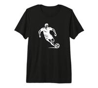 Ragazzo di Calcio Che disegna Il Calciatore Maglietta Premium