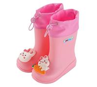 Ragazzo E Ragazza Stivaletti,Stivali da Pioggia Impermeabile Stivali Bambina Bambino Scarpe Cartone Animato Stivaletti Unisex per Studenti della Scuola elementare