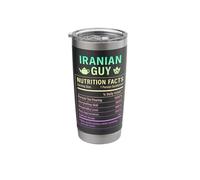 Ragazzo iraniano Uomini e ragazzi orgogliosi con radici iraniane Bicchiere termico in acciaio inox doppia parete