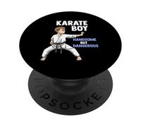 Ragazzo Karateka Bello Ma Pericoloso PopSockets PopGrip Adesivo