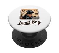 Ragazzo locale Labrador Caccia Cane Anatra Caccia PopSockets PopGrip Adesivo