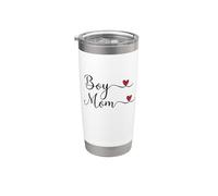Ragazzo Mamma scritto a mano Cuore Tipografia Bicchiere termico in acciaio inox doppia parete