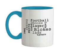 Ragazzo Parola Cloud - Tazza IN Ceramica - Cervo Vacanza Birra Slogan Divertente