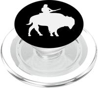 Ragazzo su un Buffalo Silhouette PopSockets PopGrip per MagSafe