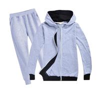 Ragazzo Tuta in Felpa Sportiva Ragazzi con Cappuccio Set Bambini Inverno Cordinata Full Print E Pantalone Solid Color Cotone Completo Europa Stati Uniti di Felpe 3-15 Anni