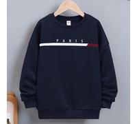 Ragazzo Tween Felpe sciolto casual monocolore basic a girocollo con inglese motivo 6Y,7Y,8Y,9Y,10Y,11-12Y,13-14YGeometrico,LettereTessuto in maglia