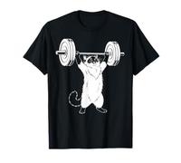 Ragdoll Cat Gym Fitness Lifting Squad per Amanti dei Gatti Maglietta