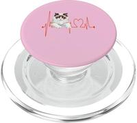 Ragdoll Cat Heartbeat ECG divertente I Love My Ragdoll Cat divertente PopSockets PopGrip per MagSafe