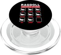 Ragdoll Cat Obedience Training Funny Kitten Lover PopSockets PopGrip per MagSafe