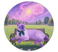 Ragdoll Rundes 1000 Puzzle Animals Rundes Puzzle Familienpuzzle Erwachsene Anspruchsvoll Puzzle Für Erwachsene Und Kinder Familiengeschenke 1000pcs (67.5x67.5cm)