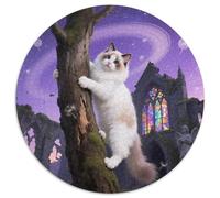 Ragdoll Rundes 1000 Puzzle Animals Rundes Puzzle Familienpuzzle Erwachsene Anspruchsvoll Puzzle Für Erwachsene Und Kinder Kreative 1000pcs (67.5x67.5cm)
