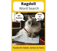 Ragdoll Word Search Puzzle Book: Word Searches with Easy to Read Print about Ragdoll Cats, Loving Pets, Games and More | 6x9 inches, 110 pages ... Gift for Vacations, Holidays and Free Times