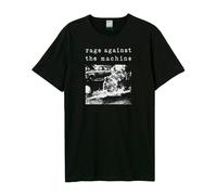 Rage Against The Machine Amplified Monk Fire ufficiale Uomo maglietta unisex