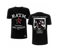 Rage Against The Machine Battle Star T-Shirt Licenza Ufficiale Ragazzo Té Rock O