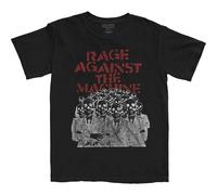 Rage Against The Machine Crowd Masks ufficiale Uomo maglietta unisex