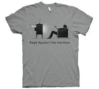 Rage Against The Machine Mens T Shirt Won't Do Gray ens Rock Metal Merch Size S