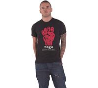 Rage Against The Machine T Shirt Rosso Fist Band Logo Nuovo Ufficiale Unisex Size XL