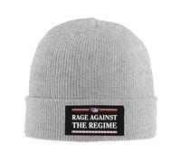 Rage Against The Regime Donna Uomo Beanie Cappello Sportivo Beanie in Maglia Morbido Berretto per All'Aperto Corsa Tutte Le Stagioni