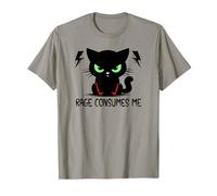 Rage Consumes Me Cat Meme Staring Rage is Consuming Me Cat Maglietta