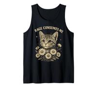 Rage Consumes Me Funny Cat Meme Canotta