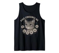 Rage Consumes Me Funny Cat Meme Canotta
