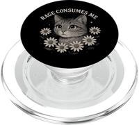 Rage Consumes Me Funny Cat Meme PopSockets PopGrip per MagSafe