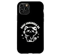Rage Consumes Me Funny Kitten in a Hammock Cute Cat Ironic Custodia per iPhone 11 Pro