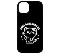 Rage Consumes Me Funny Kitten in a Hammock Cute Cat Ironic Custodia per iPhone 14 Plus