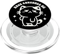 Rage Consumes Me Funny Kitten in a Hammock Cute Cat Ironic PopSockets PopGrip per MagSafe