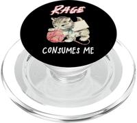 Rage Consumes Me - Simpatico gatto arrabbiato PopSockets PopGrip per MagSafe